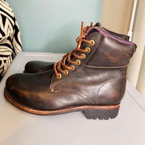 Blackstone Boots Goodyear Rubber Dutch Design Purple Lining Size Mens 42/8.5-9